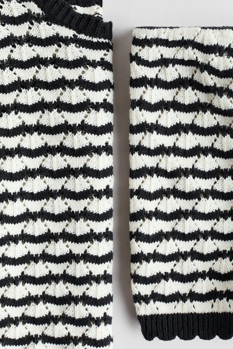 H&M 2-piece pointelle-knit set
